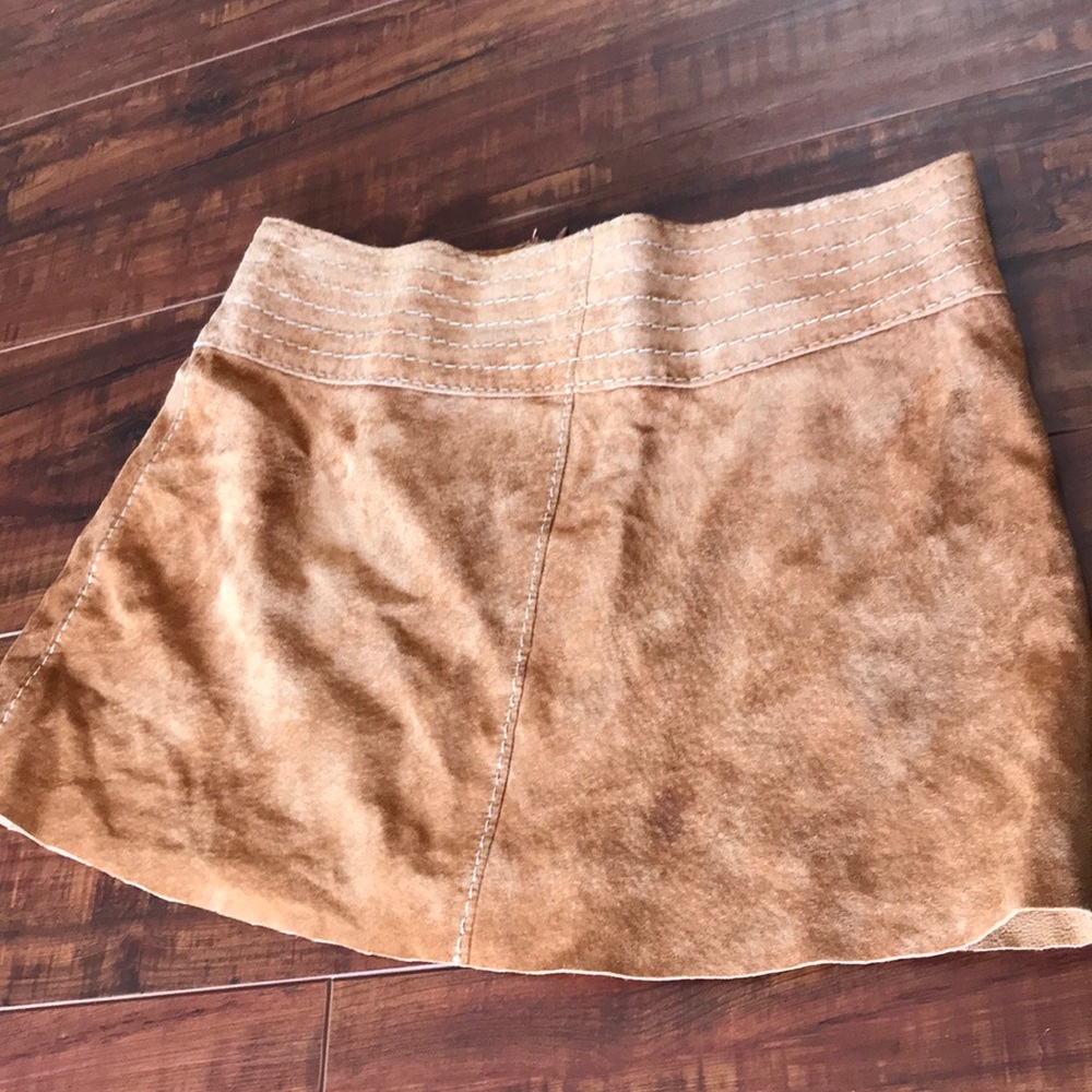 SOLD Suede skirt